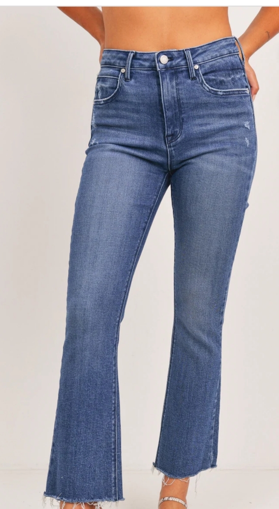Just Black Charleston Crop Flare Jean